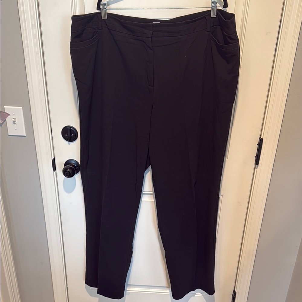Women's Black Pants Avenue 24 TALL